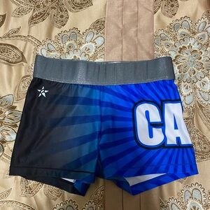 Blue and Black Athletic Shorts